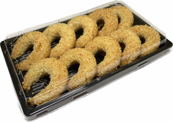 Corne de gazelle (tcharek al ariane) : pâtisserie orientale algérienne recouverte d’amandes